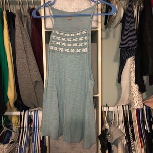 super soft and cute tank with floral top